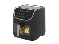 Friteuse à air numérique électrique 9L 1800W améliorée 2026 avec fonctions de rôtissage, cuisson et déshydratation, surface antiadhésive et protection contre la surchauffe
