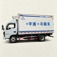 Nouveau camion frigorifique électrique durable avec système de contrôle de température stable pour ZK5041XLCBEV2 Euro 6