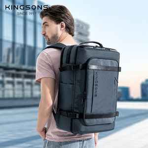 Kingsons 35L <b>Large</b> <b>Capacity</b> <b>Backpack</b> With Computer Compartment For Business Travel Unisex Durable Multifunctional Bag - Product Image 2