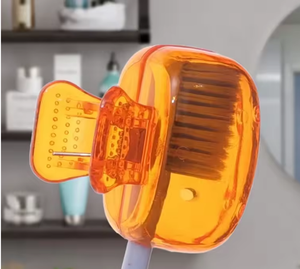 Étui de protection portable en plastique pour brosse à dents de voyage, anti-poussière, avec clip de protection pour tête de brosse à dents de salle de bain domestique - Product Image 3