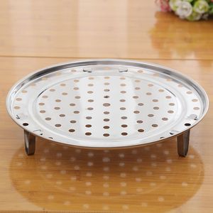 Cremagliera per cottura a vapore multifunzione in acciaio inossidabile treppiede da cucina piatto per cottura a vapore Bun Mantou per cottura a vapore scaffale per acqua Steami - Product Image 4