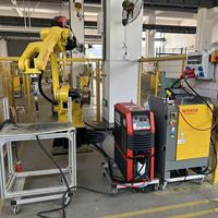 Robot de soudage haute vitesse 2078 mm, 6 axes, PLC et moteur à engrenages de précision pour le soudage, le meulage et la finition de tôles et de pièces automobiles