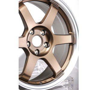 ล้อแม็กซ์ฟอร์จ <span class=keywords><strong>TE37</strong></span> <span class=keywords><strong>ขอบ</strong></span>เว้า 6 ก้าน <span class=keywords><strong>5</strong></span> <span class=keywords><strong>รู</strong></span> ขนาดสั่งทำพิเศษ สีดำ <span class=keywords><strong>20</strong></span> นิ้ว สำหรับรถยนต์นิสสัน GT-R - Product Image 4