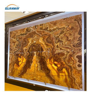 Mặt đá cẩm thạch <span class=keywords><strong>Onyx</strong></span> hổ phách nền sáng màu nâu, bán buôn tấm đá cẩm thạch <span class=keywords><strong>Onyx</strong></span>, giá tấm đá cẩm thạch <span class=keywords><strong>Onyx</strong></span> - Product Image 1