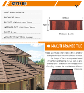 Traditional Style <strong>Solar</strong> Panel <strong>Tiles</strong> Most Buoyant Blue Grey Metro Roofing <strong>Tiles</strong> Stone Coated Metal Roof <strong>Plain</strong> Roof <strong>Tiles</strong> - Product Image 6