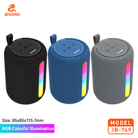 Haut-parleur Bluetooth sans fil étanche IPX6, 5W, basses profondes, en tissu, pour extérieur, douche, portable, en boîte de vente au détail