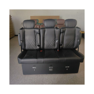Siège de voiture de luxe réglable en cuir de haute qualité, personnalisé en usine, avec fonction lit/siège relevable pour camion arrière - Product Image 4