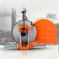 Machine de découpe murale sans eau automatique ultra-puissante améliorée de 50 cm de profondeur