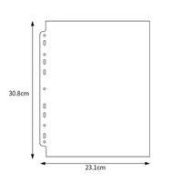 Séparateurs PP A5/A6/A7/A4/B5/A8/M5 pour agenda, pages d'index givrées pour carnet à feuilles mobiles, personnalisables avec impression soyeuse