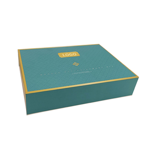 Grand Luxury Magnetic Gift Box Packaging-Ribbon Handle Folding Custom Logo Heavy-Duty Rigid Cardboard Paper Box Sponge <b>Socks</b> - Product Image 5