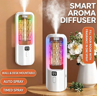 Diffuseur d'huiles essentielles électrique rechargeable par mini USB, diffuseur ultrasonique d'huiles parfumées pour voiture et maison, diffuseur portable personnalisé
