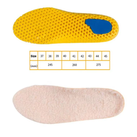 Semelles intérieures YEBEI Massage des pieds de haute qualité coussinet de soutien des pieds flexible doux et confortable Eva matériau absorbant les chocs semelles de chaussures