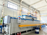 Horno de Calentamiento de Aluminio Multibillet de 2000T, 45KW, 380V, con PLC, para Prensa de Extrusión