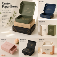 Boîte d'emballage de détail personnalisée pour cadeaux haut de gamme, diverses structures pliables avec finitions décoratives, approvisionnement en gros