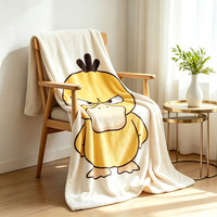 Couverture en flanelle personnalisée avec photo d'anime, dessin animé, impression 3D, Pokemon Gengar, douce, utilisable en toutes saisons, légère, style japonais