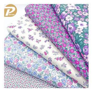 110gsm Tùy Chỉnh In Hoa Phổ Biến Thiết Kế 100% Tự Do London Bông Vải Cho Ăn Mặc - Product Image 2