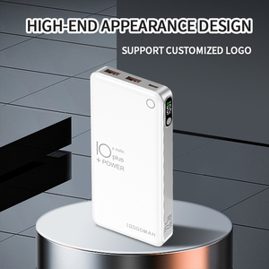 Prodotti più venduti banche di potere portatili con luce a LED portatile 10000mAh carica Dual USB Power bank - Product Image 3
