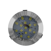 Accessoire marin Dc 12V Encastré Surface Chrome Dôme Plafond Rv Plafonnier Lampe Top Intérieur Marine Bateau Éclairage