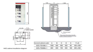 Hệ thống phân phối điện gcs/gck/MNS Bảng điều khiển rút trong nhà điện áp thấp - Product Image 4