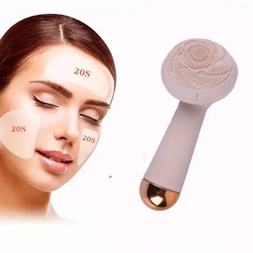 Pinceau Nettoyant visage Électrique Imperméable À L'eau Douce Silicone Visage Brosse Électrique Brosse De Nettoyage Du Visage