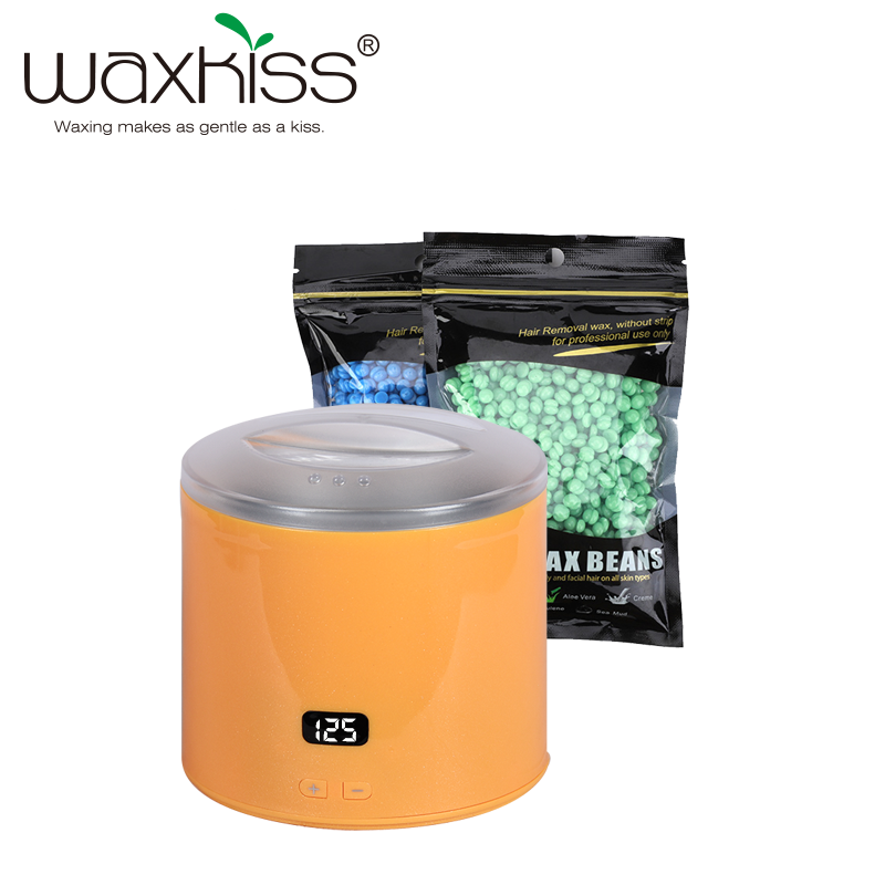 Профессиональный Домашний восковой нагреватель 500 куб. См с 4 мешками восковые бобы для тела Бикини Бразильский восковой нагреватель набор для удаления волос