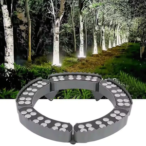 Lumière <span class=keywords><strong>d</strong></span>'arbre 12V/24V/110V/200-240V, <span class=keywords><strong>design</strong></span> moderne en anneau, étanche IP66, en aluminium, pour éclairage <span class=keywords><strong>d</strong></span>'ambiance <span class=keywords><strong>extérieur</strong></span> de jardin et de paysage - Product Image 2