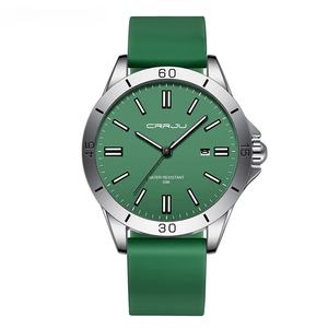 Nuevo Reloj Deportivo para Hombre con Correa de Silicona Verde Menta, Reloj de Cuarzo 3OM Resistente al Agua, Luminoso, Simple y Moderno - Product Image 2