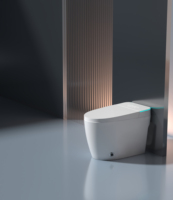 Smart Instant Hôtel Qualité Télécommande Toilette Automatique Voix Buse Intégrée Aucune Restriction De Pression D'eau S-Trap