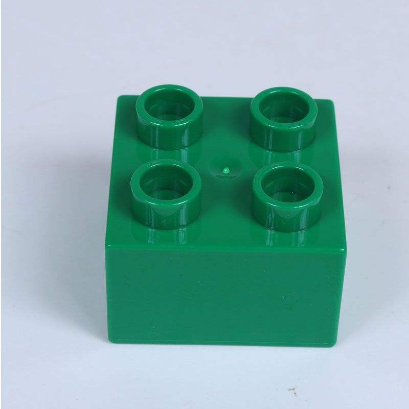22 building blocks-brick green