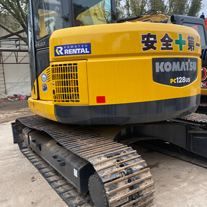 Excavadora Usada de Alto Nivel Komatsu PC128US de 12 Toneladas con PLC y Motor, Entrega Rápida Disponible Ahora, Recién Llegada - Product Image 1