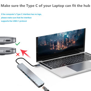Adaptador <span class=keywords><strong>USB</strong></span> <span class=keywords><strong>C</strong></span> <span class=keywords><strong>HUB</strong></span> Tipo <span class=keywords><strong>C</strong></span> a HD 4K Thunderbolt 3, Base de Conexión para Portátil con PD, SD, TF, RJ45 para <span class=keywords><strong>Macbook</strong></span> <span class=keywords><strong>Air</strong></span> <span class=keywords><strong>M1</strong></span>, iPad Pro - Product Image 2