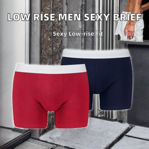 Boxers pour hommes taille basse, sexy, transparents, rayés, jetables, respirants et sans couture pour adultes - Product Image 2