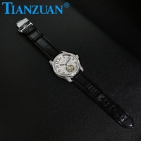 Reloj de lujo de moissanita completa con movimiento transparente para hombre, reloj de pulsera mecánico Hip Hop Iced Out Moissanite, reloj de joyería para hombre