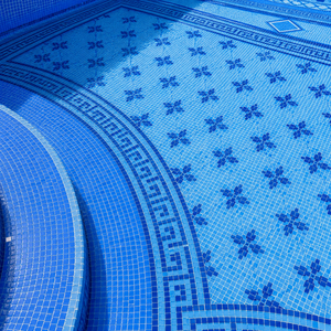 Mosaico in Vetro Stile Palazzo, Medaglione Ornamentale per Decorazione <span class=keywords><strong>di</strong></span> Hotel, Stadi, Parchi Acquatici, Piscine Esterne e Pareti <span class=keywords><strong>di</strong></span> Sfondo - Product Image 3