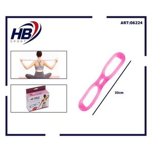 Fuchsia TPR Figure 8 <b>Exercise</b> <b>Band</b> for Strength Training - Product Image 3