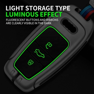 Couverture de <span class=keywords><strong>clé</strong></span> en alliage de zinc en gros Logo de voiture personnalisé Prix d'usine Convient à la plupart des clés de voiture Couverture de <span class=keywords><strong>clé</strong></span> en métal avec <span class=keywords><strong>porte</strong></span>-clés - Product Image 3