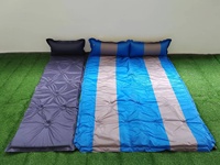Matelas de camping avec oreiller, matelas imperméable pour le camping