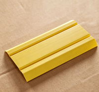 Couvre-câbles souterrains en PVC jaune, plaques de protection en plastique UPVC pour câbles électriques