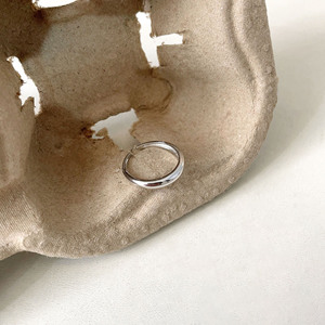 Yinruitai S925 Sterling Silver Plain Band <b>Thin</b> Open <b>Ring</b> For Women Minimalist Style Glossy Finish Unique Jewelry Gift - Product Image 2