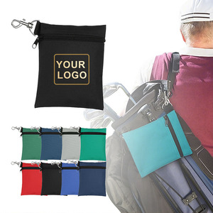 VENTE FLASH <span class=keywords><strong>Sac</strong></span> <span class=keywords><strong>de</strong></span> golf personnalisé avec logo, pochette en nylon 360 °   <span class=keywords><strong>Sac</strong></span> à accessoires <span class=keywords><strong>de</strong></span> golf avec crochet rotatif pour cadeau promotionnel - Product Image 1