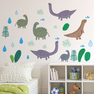 Factory Custom New Cartoon Animal Wall Sticker <b>for</b> <b>Boys</b> Bedroom Nursery Rome Wall Decals Cute Dinosaur Wall Stickers <b>Wallpaper</b> - Product Image 4