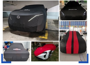 Copriauto da Interni di Lusso Antipolvere in Tessuto Spandex Super Morbido ed Elasticizzato, con Logo Personalizzato, Lavabile, Antipiega, <span class=keywords><strong>per</strong></span> Benz e BMW - Product Image 4