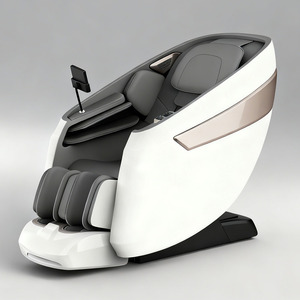 GUOHENG 4D Luxus-Ganzkörper-Massagesessel mit SL-Schiene, Zero-Gravity, Shiatsu-Pflege, Sprachsteuerung und Heizfunktion - Product Image 1