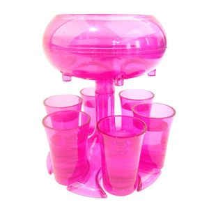 Distributeur de boissons, distributeur de vin, remplissage de liquides, shots avec 6 tasses, fontaine à vin en acrylique - Product Image 4