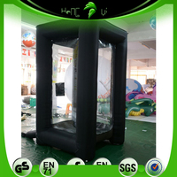 Cabine gonflable de machine à saisir l'argent comptant Cube gonflable personnalisé