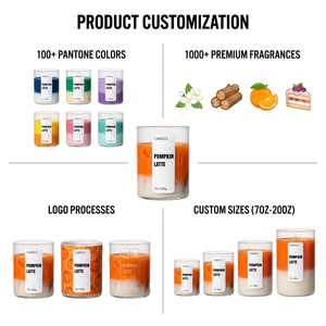 Vela Aromática de Cera de Soja con Logotipo Personalizado Gratuito, con Núcleo de Cera de Algodón Puro, Adecuada para Tiendas Físicas y Comercio Electrónico - Product Image 2
