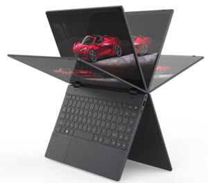 MeeGopad N14PDT layar sentuh 14 inci, Laptop 360 layar rotasi Ultra ramping Win 10 Notebook Dual <span class=keywords><strong>Intel</strong></span> i7 murah bisnis portabel - Product Image 2