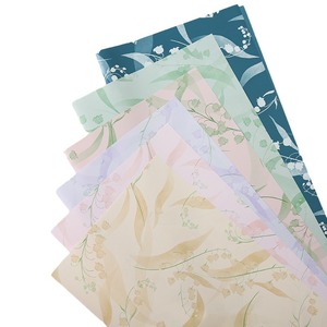 กระดาษห่อดอกไม้ลายซูซูรันแบบใหม่ กันน้ำ กระดาษห่อช่อดอกไม้เคลือบลายดอกไม้ กระดาษห่อดอกไม้ - Product Image 4