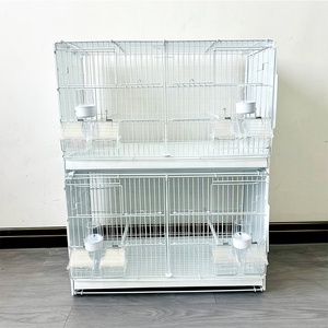 Cage à oiseaux en métal de grande taille, empilable, durable, stable, écologique, sans BPA, de haute qualité, pour canaris - Product Image 6