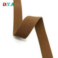 Sangles élastiques en polyester sergé coloré de 2 cm et 2,5 cm, épaisseur 2 mm, pour vêtements et chaussures